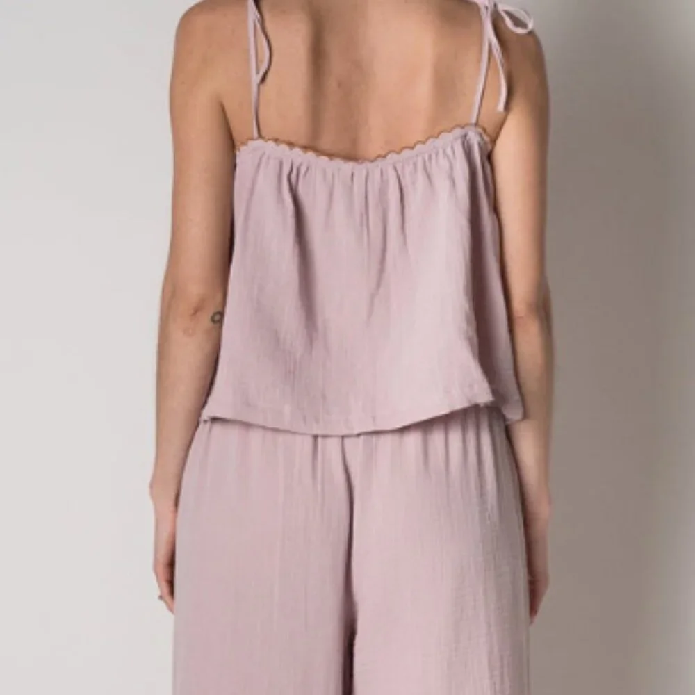 House No. 23 Alaia Crop Pajama Set - Picture 3 of 3